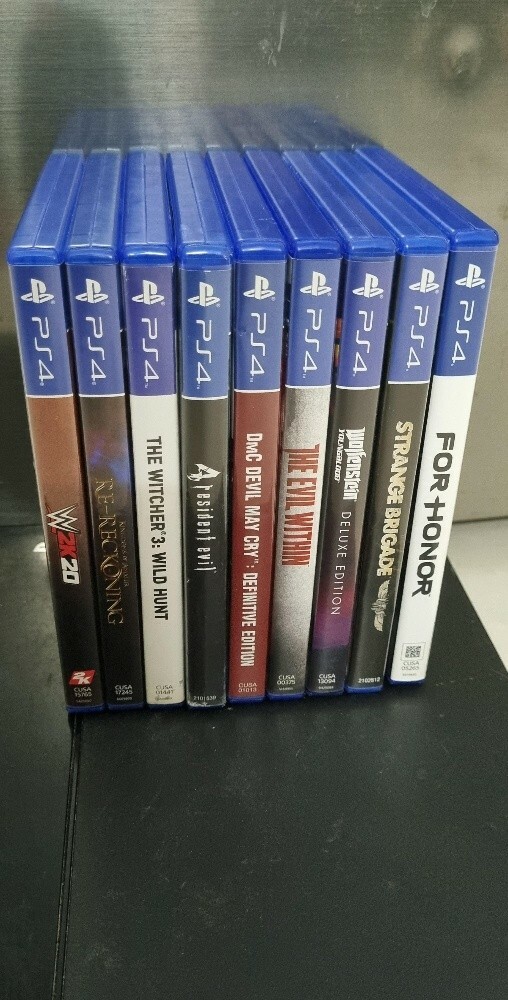 PS4 WITH ALL GAMES AS SHOWN - 8