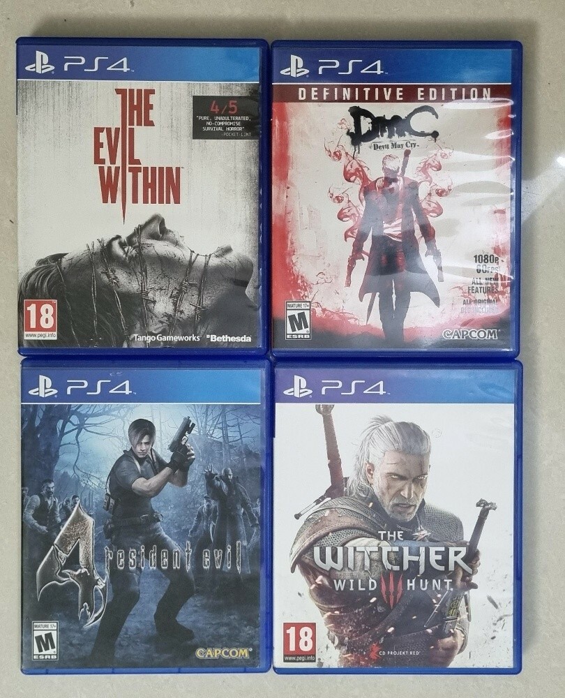 PS4 WITH ALL GAMES AS SHOWN - 6