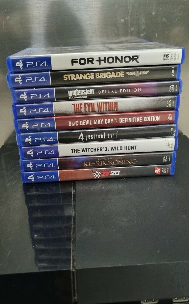 PS4 WITH ALL GAMES AS SHOWN - 5