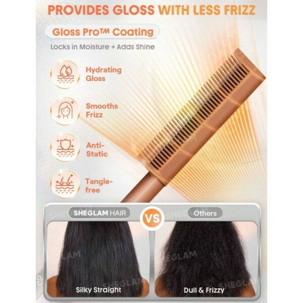 SHEGLAMAntiBurn Hair Straightener - 5