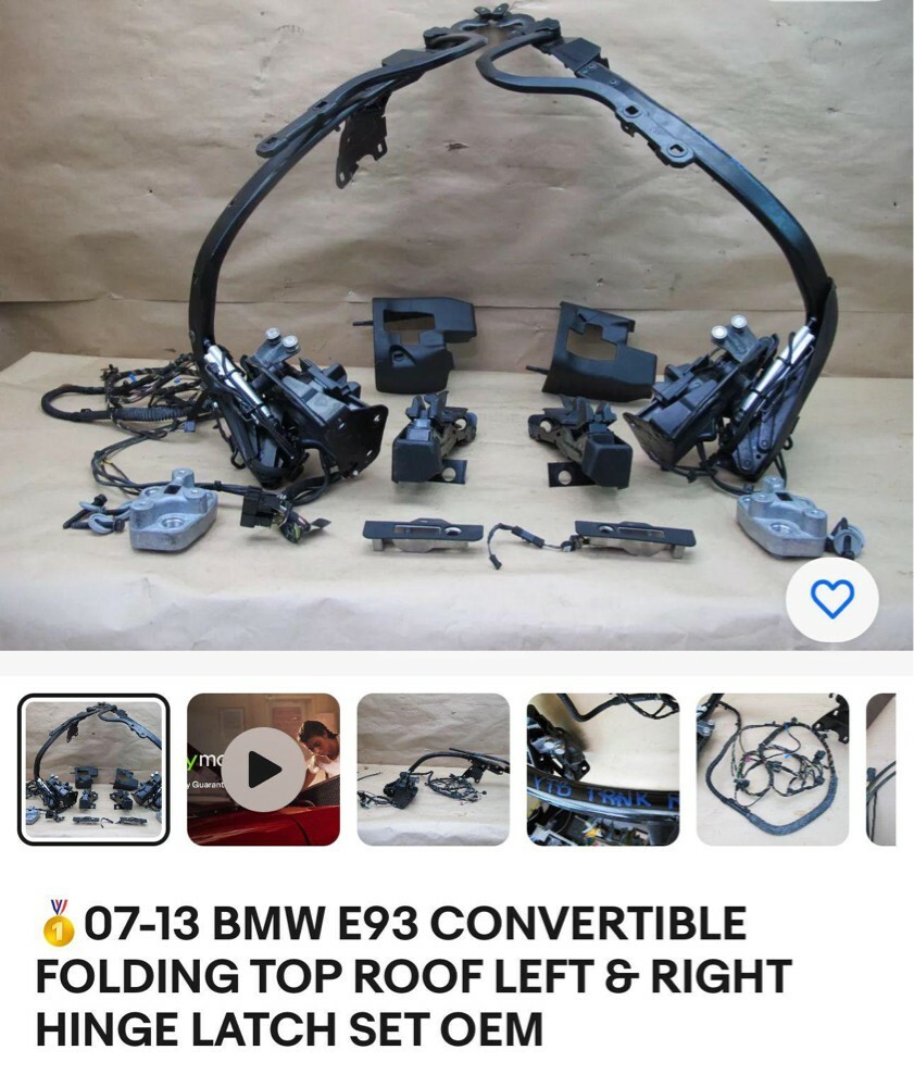 bmw orignal convertible roof  - 6