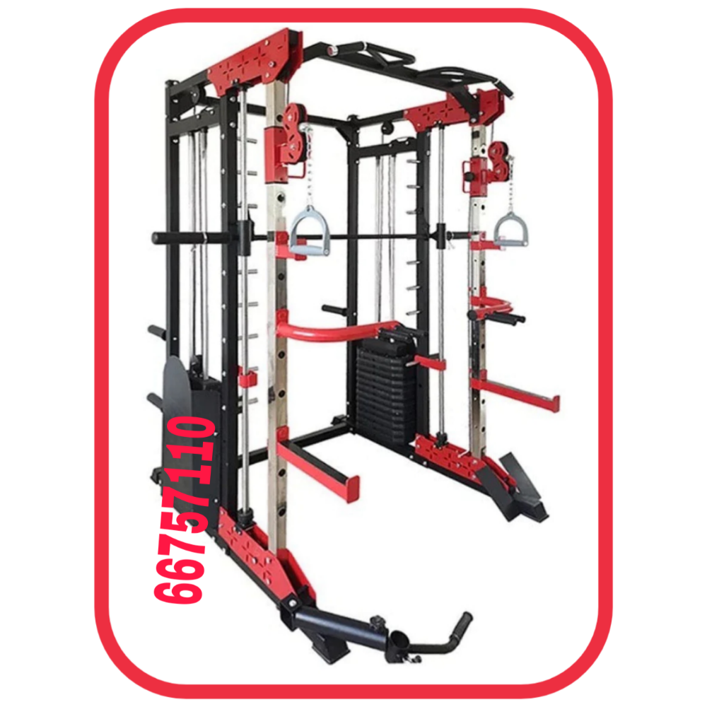 multiple gym/smith machine. - 1
