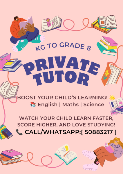 Private teacher for English &Math - 1