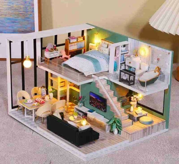 DIY Miniature Doll House Craft - 4