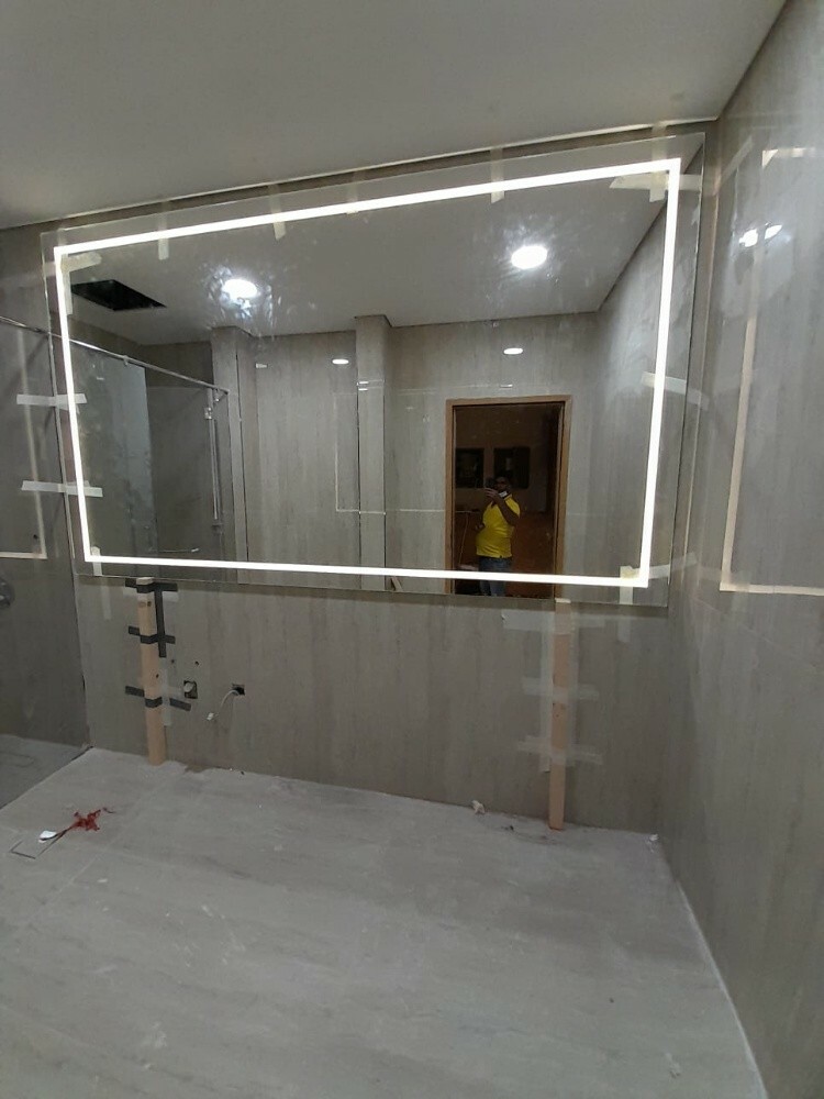 Glass & mirror shower work - 12