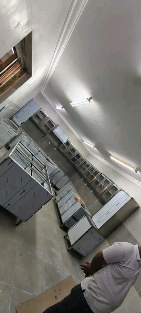 stainless steel kitchen cabinet - 17