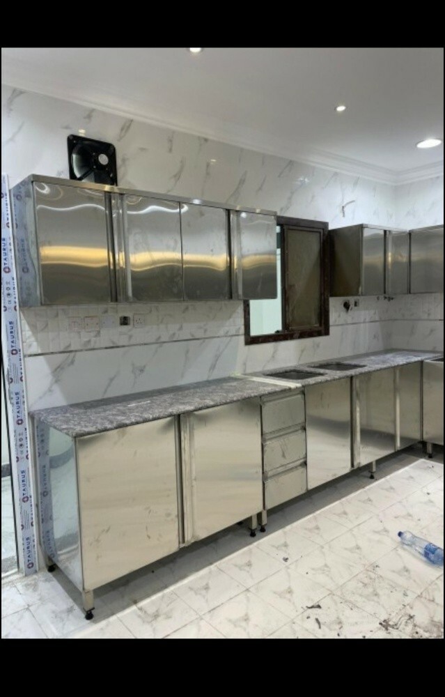 stainless steel kitchen cabinet - 18