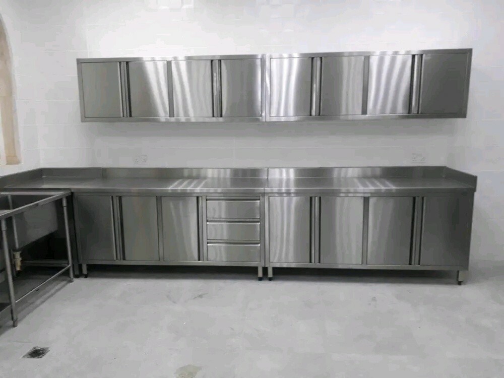 stainless steel kitchen cabinet - 2