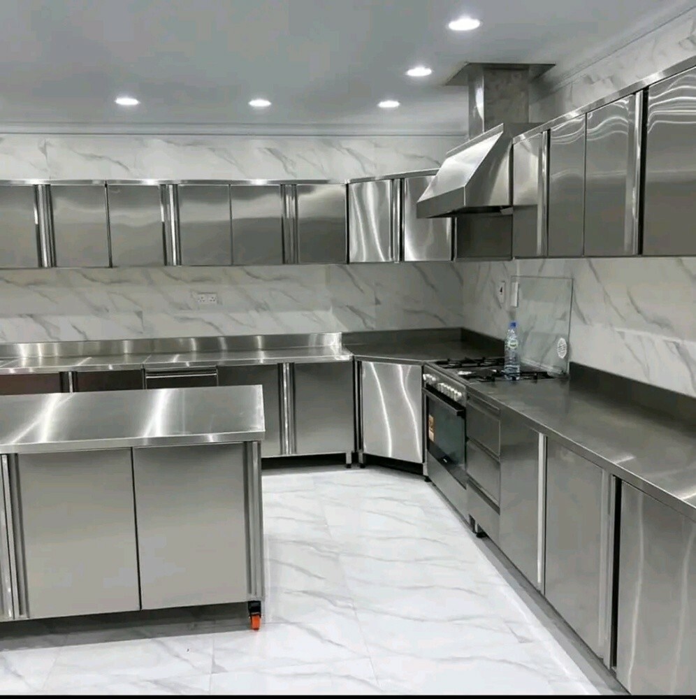stainless steel kitchen cabinet - 14