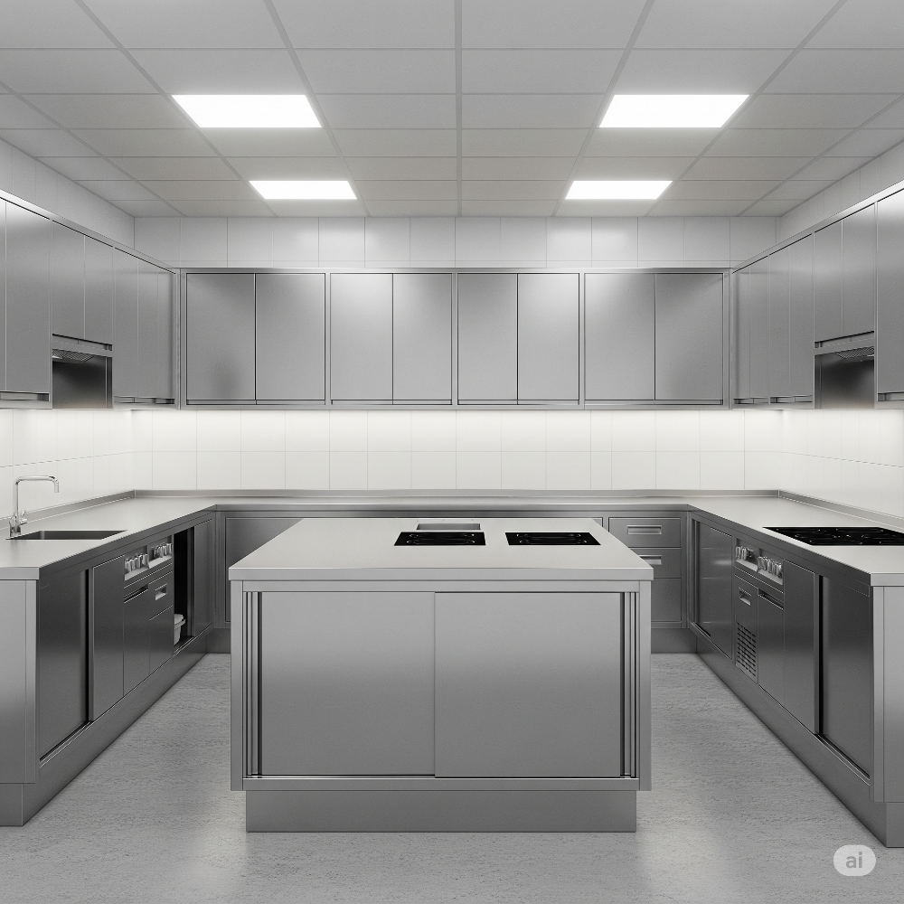 stainless steel kitchen cabinet - 10