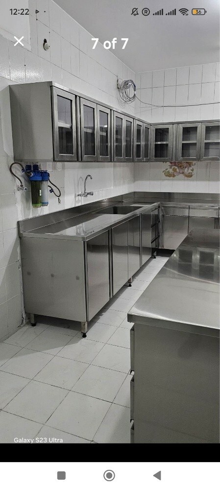 stainless steel kitchen cabinet - 12