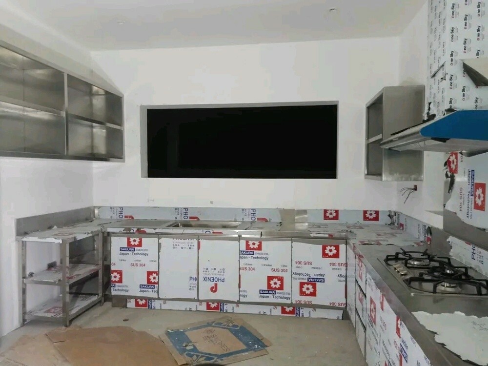 stainless steel kitchen cabinet - 8