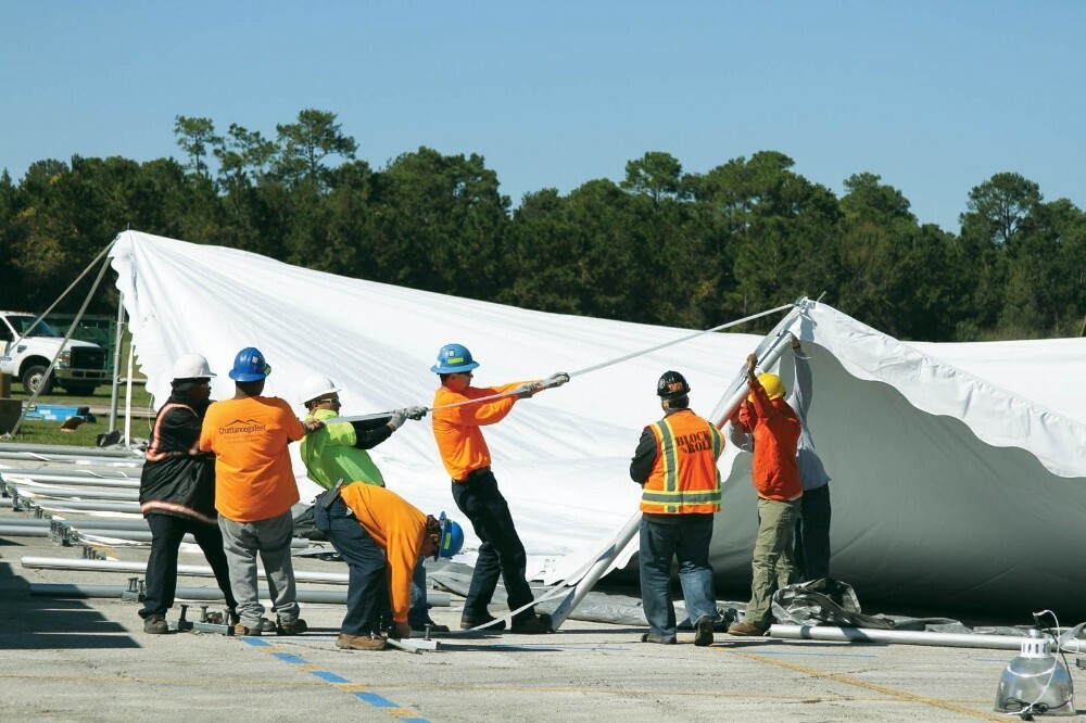 Tents Installation - 3