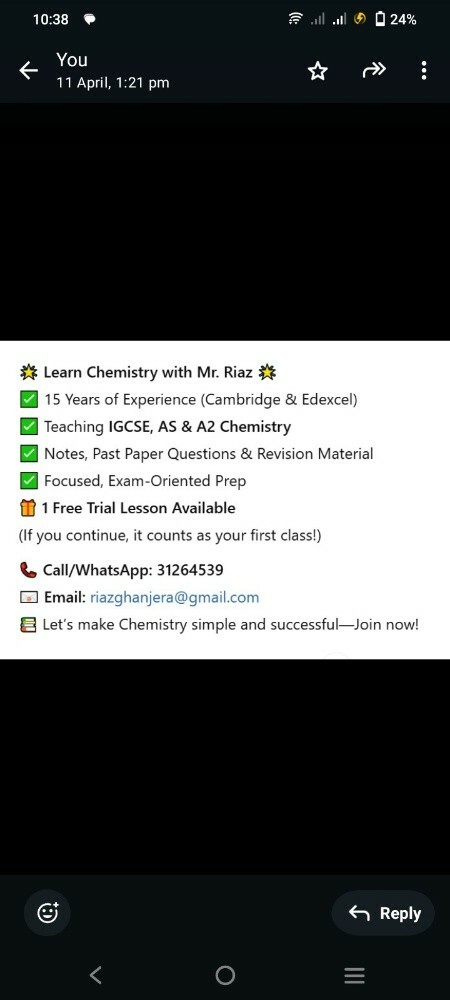 chemistry teacher - 1