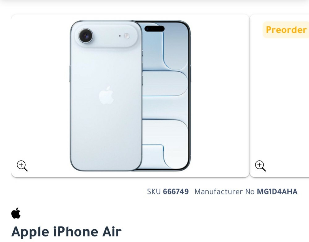 iphone 17 air sky blue 256 gb - 2