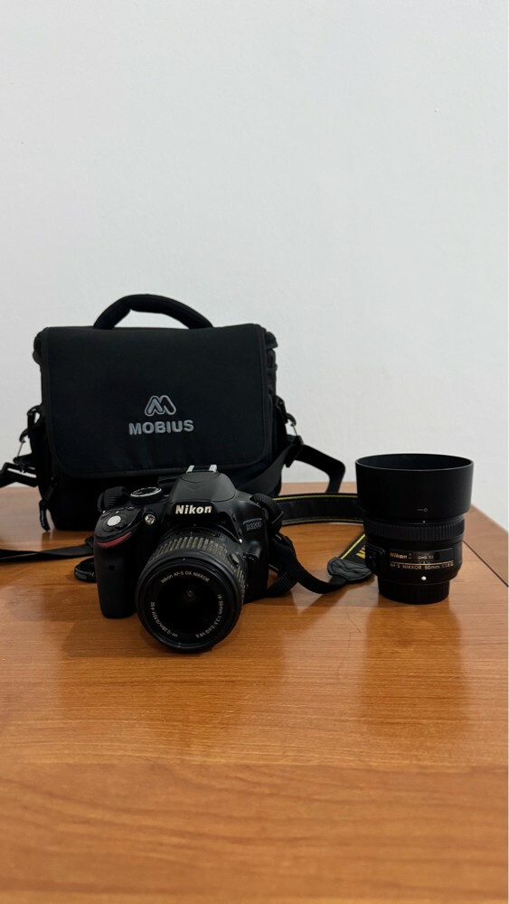 Nikon D3200 DSLR with 2 lens - 1