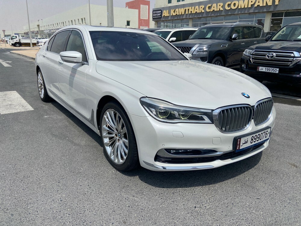 BMW 740 2016 white  - 3