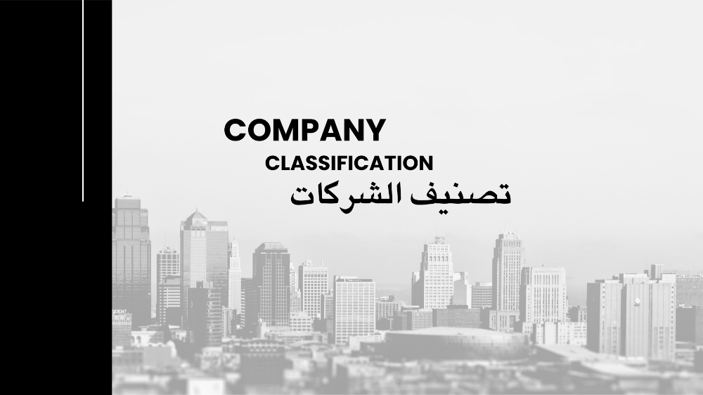 Company classification - 1