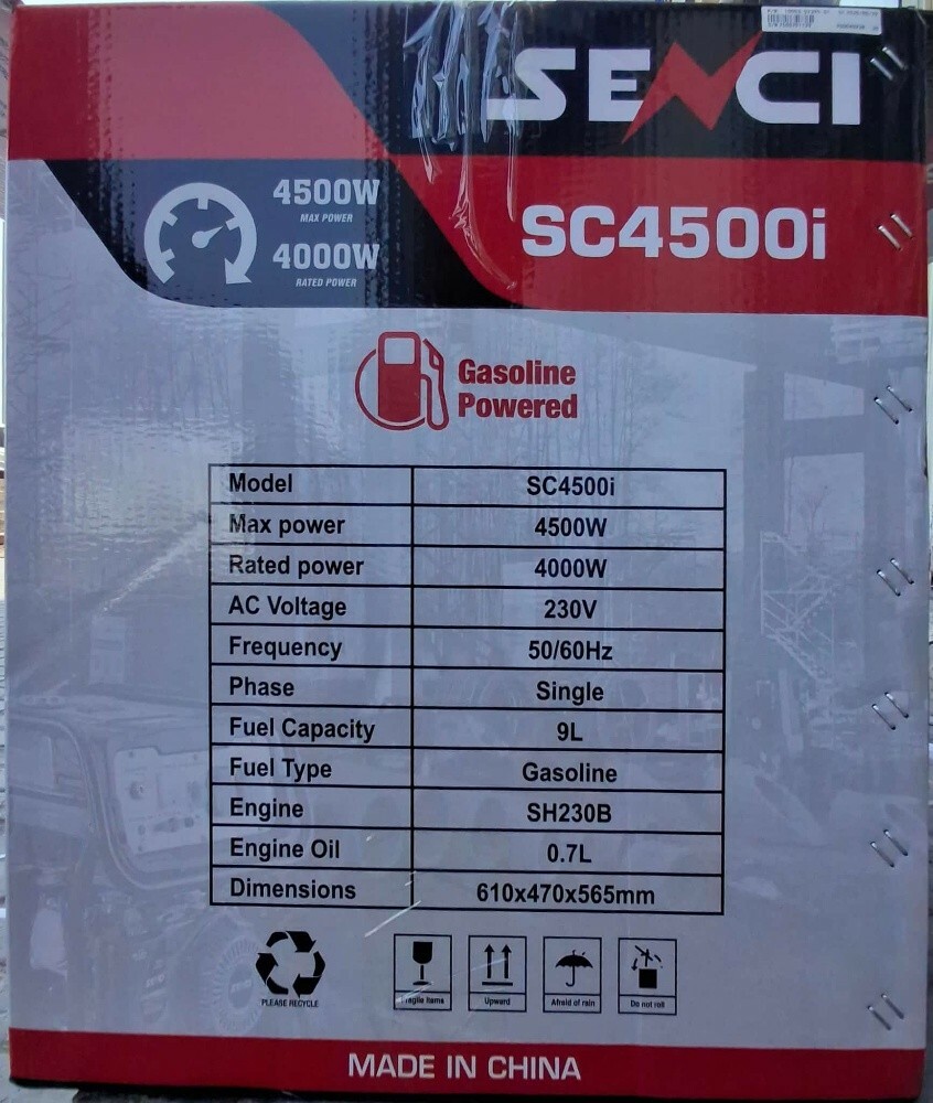 SENCI SC4500i 4.5 KW GEN SET - 2