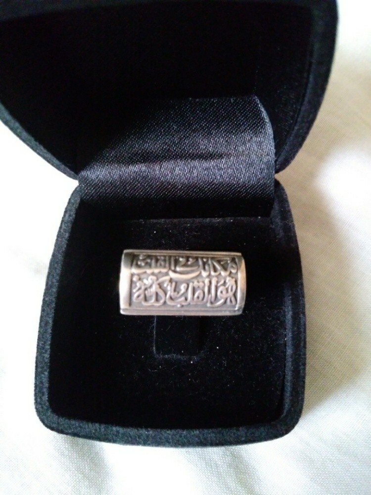 pure silver ring 15 gm - 1