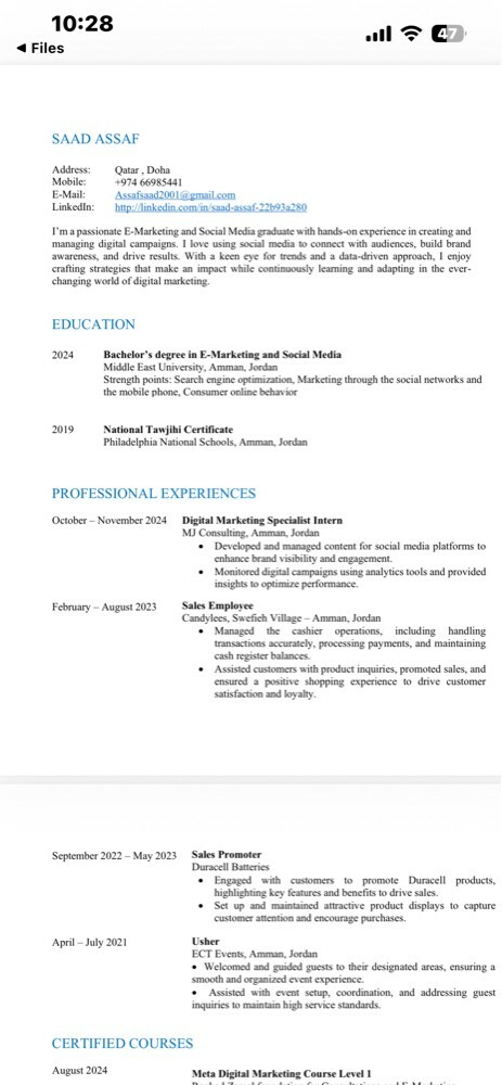 Looking for a sales job - 2
