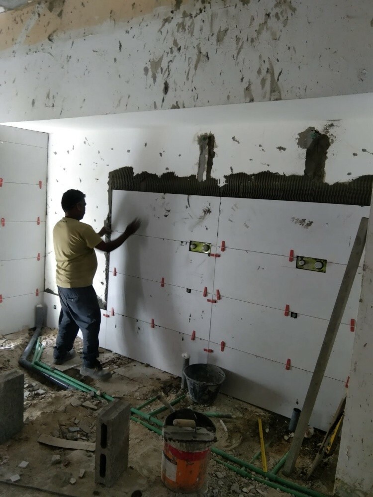 Tile, plaster, and brick installa - 10