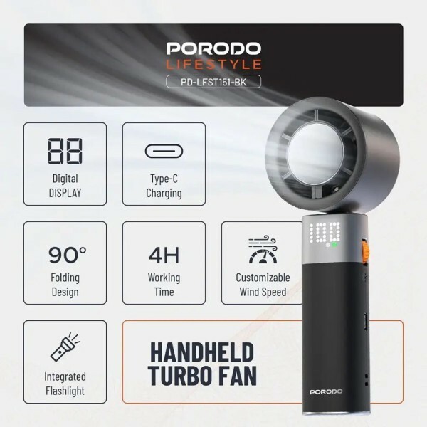 Porodo Handheld Turbo Fan - 5