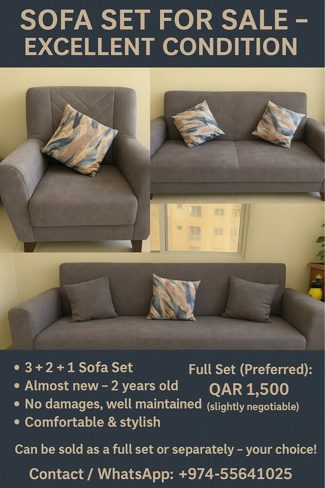 3+2+1 Sofa Set - 1