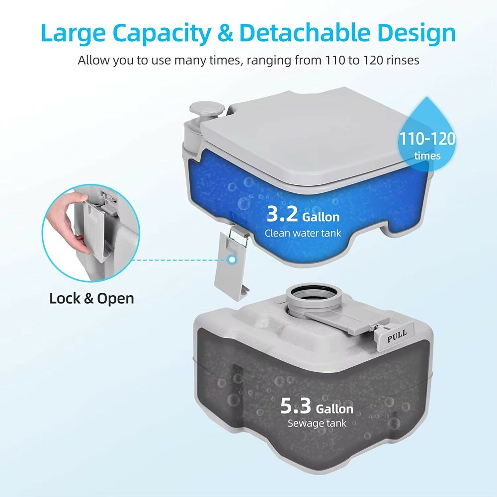Portable Camping Toilet - 3