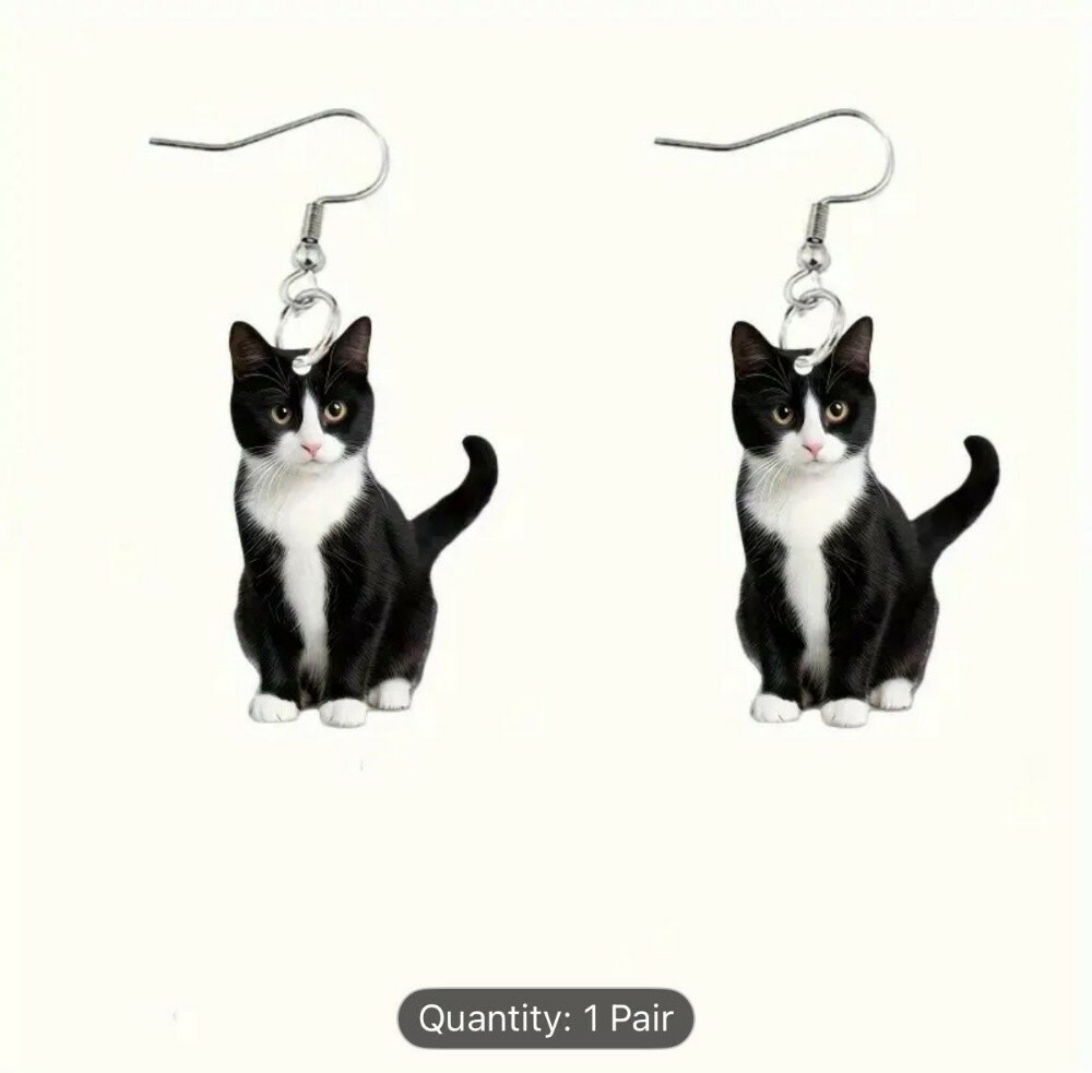 2D fashionable elegant earrings - 14