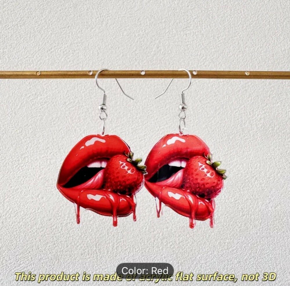 2D fashionable elegant earrings - 3