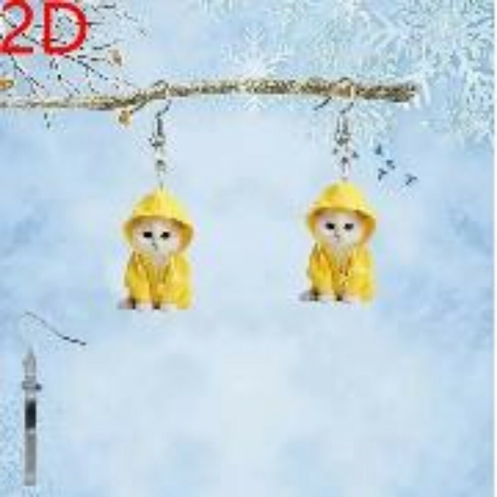 2D fashionable elegant earrings - 11