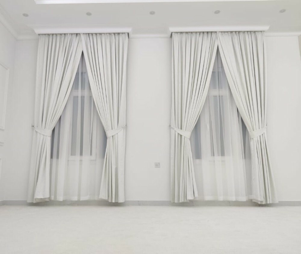 Curtain Wallpaper Sofa making - 8