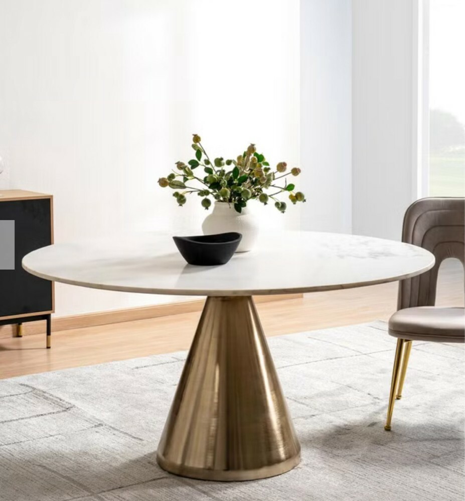 Marble dining table - 6 seater - 1