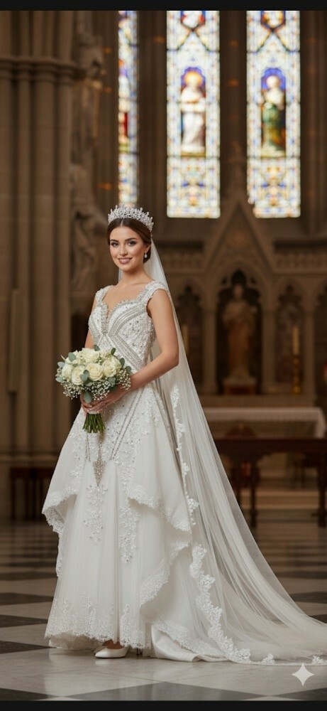 Brand new luxury wedding gown - 1