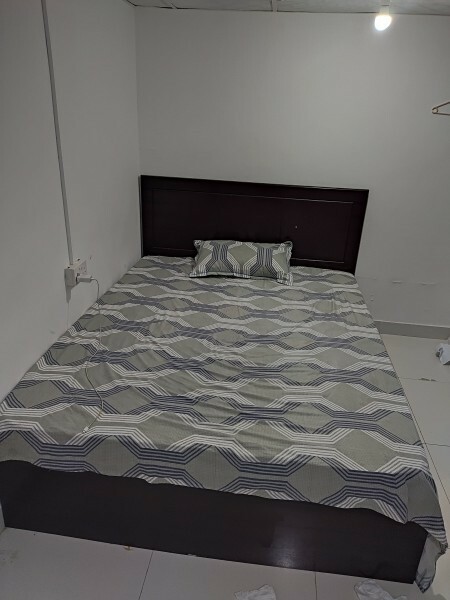 Queen size bed with mattress - 1