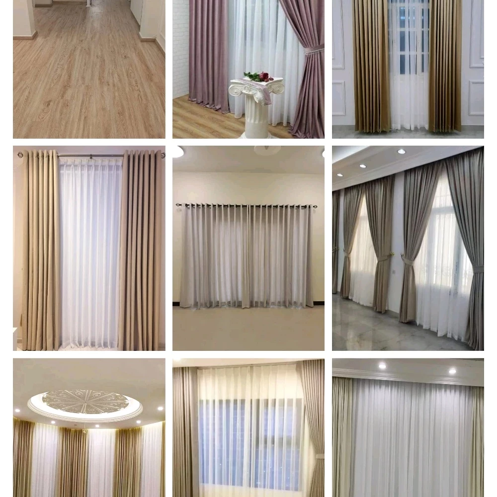 curtain and sofa - 5