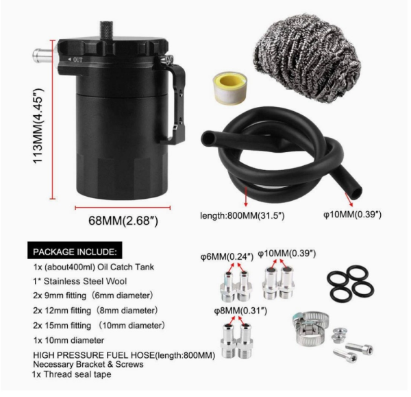 oil catch tank can - 3