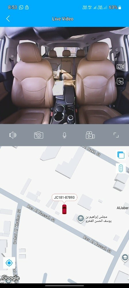 4G Car dash cam live Video - 4
