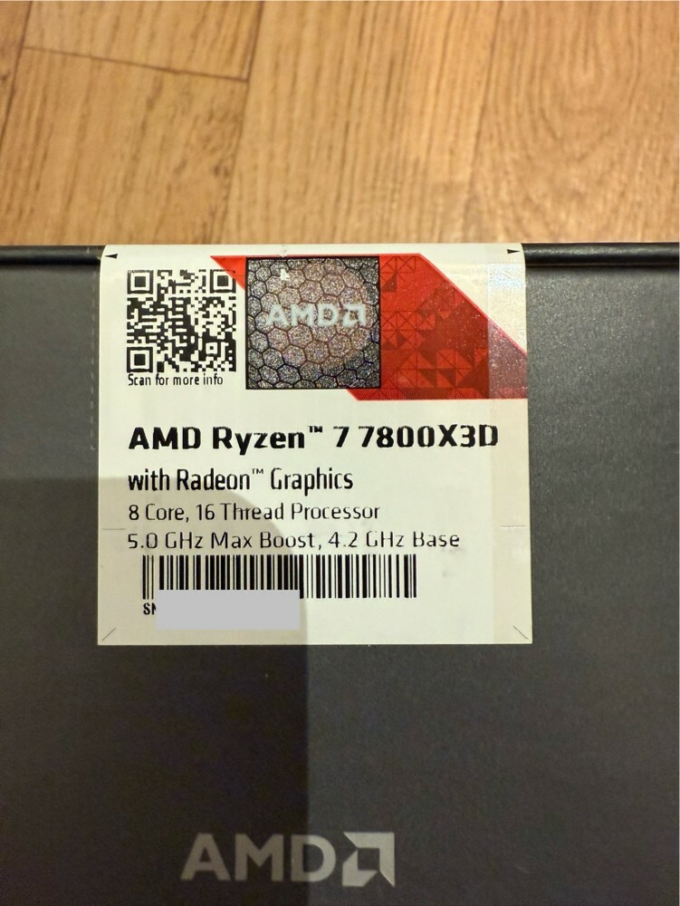 Brand New Ryzen 7 7800x3D CPU - 2