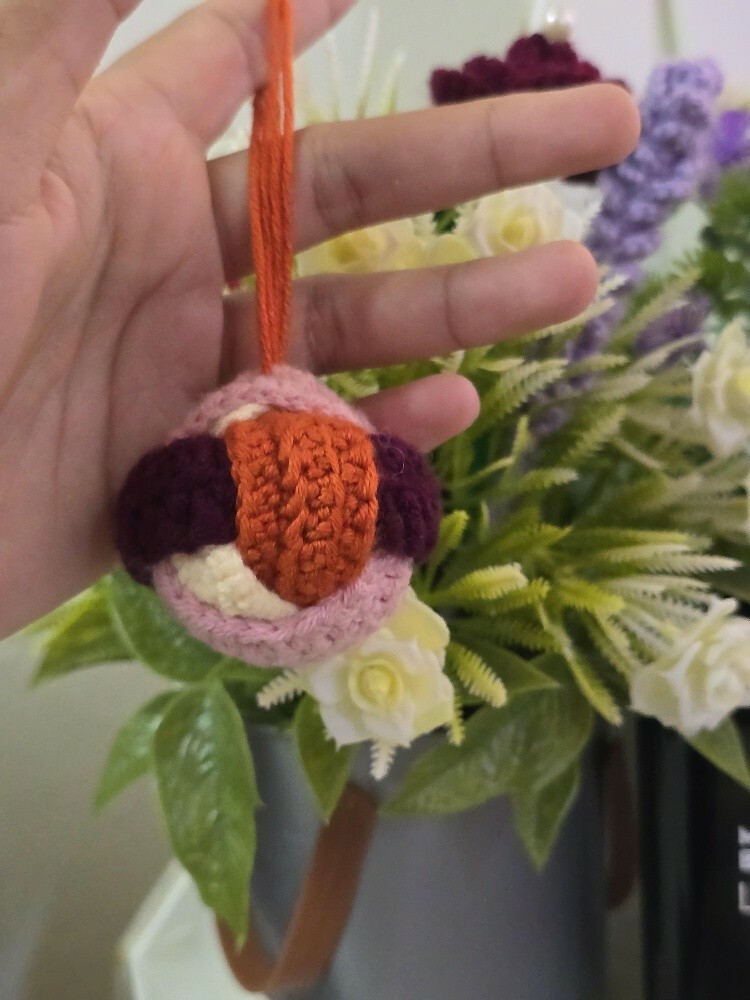 key chain and gajry handmade croc - 6