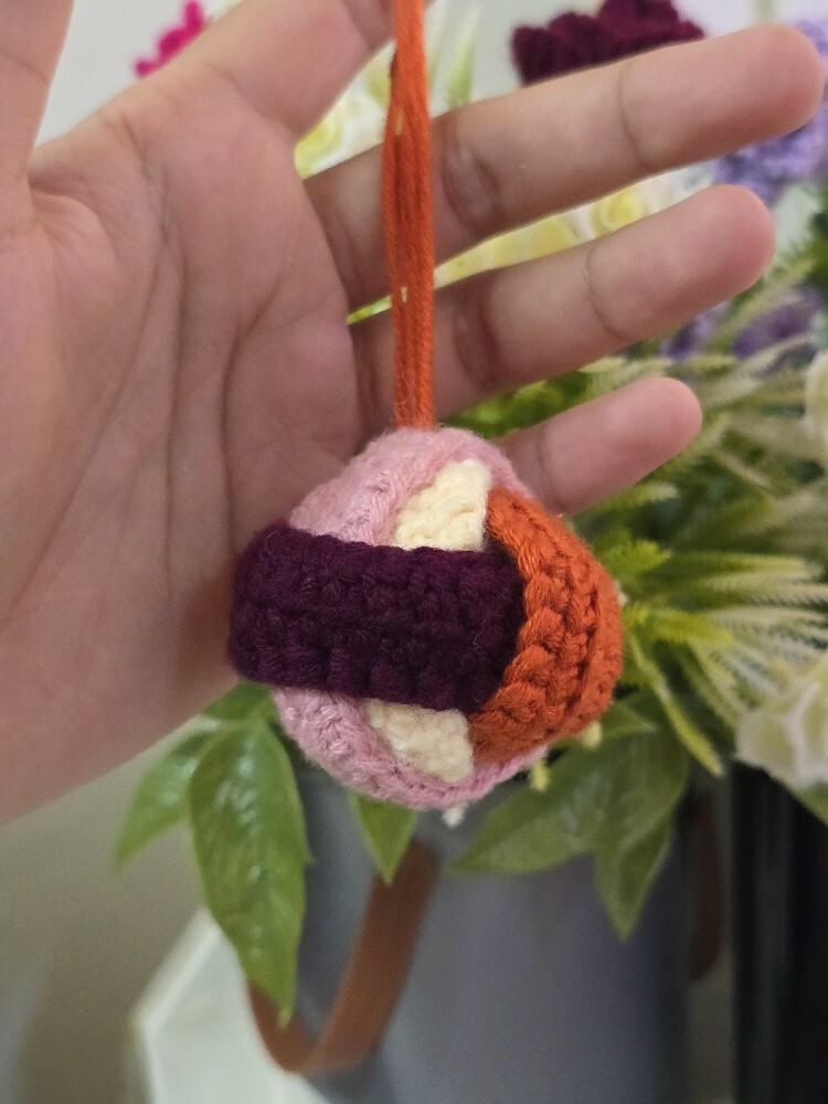 key chain and gajry handmade croc - 8