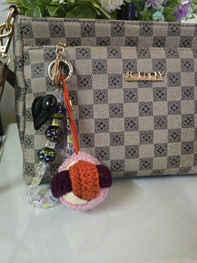key chain and gajry handmade croc - 7