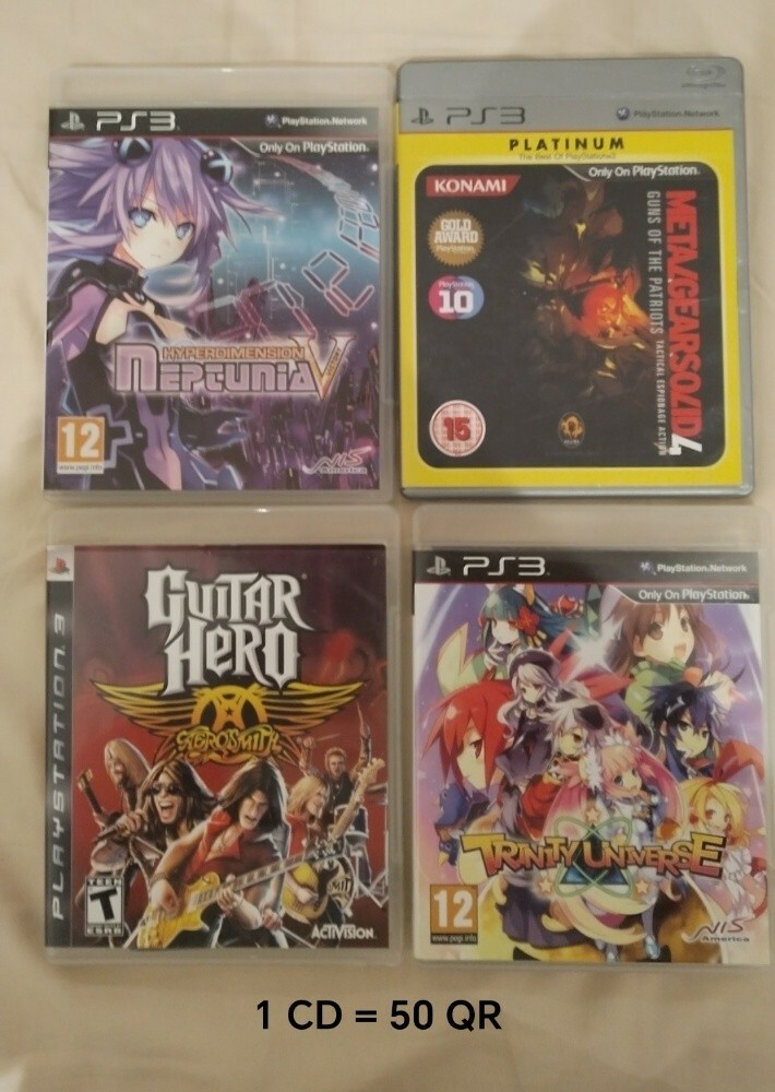 CDs  for Playstation 3 + 4 - 7