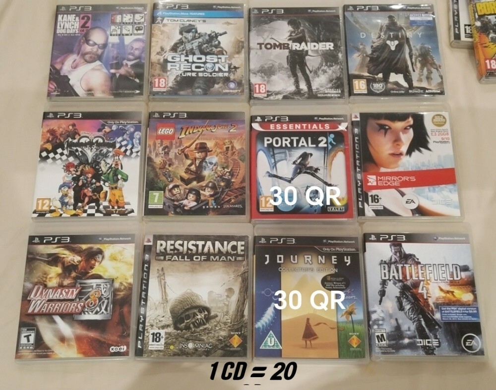 CDs  for Playstation 3 + 4 - 10