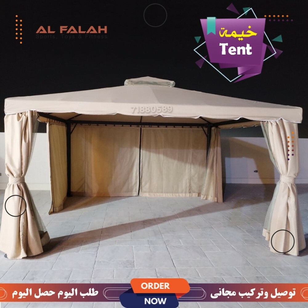 Tent outdoor 4x4m khema - 7