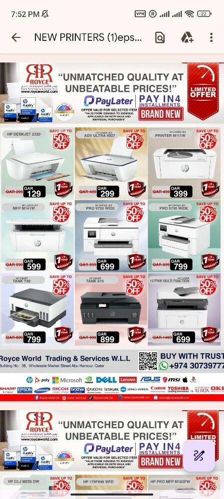 HP original toner and printers - 2