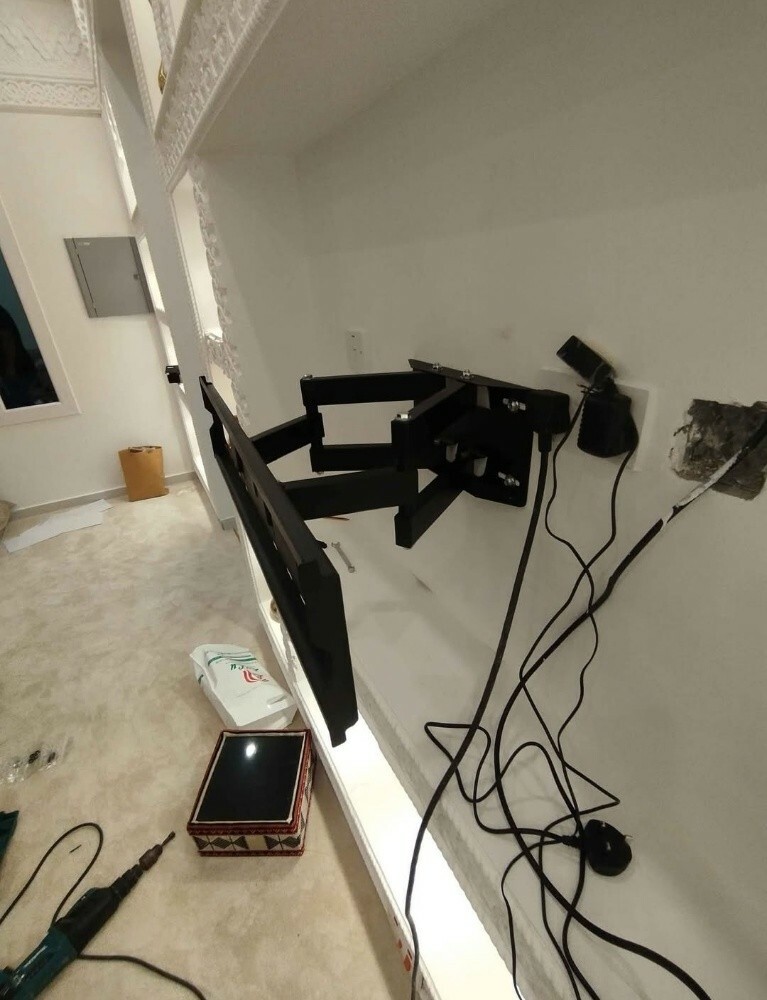 حامل التلفزيون جدار جبل يتحرك - 3