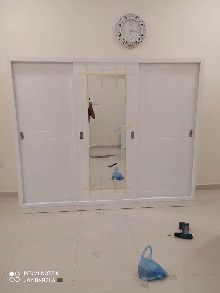 3 Door Sliding Cabinet - 1
