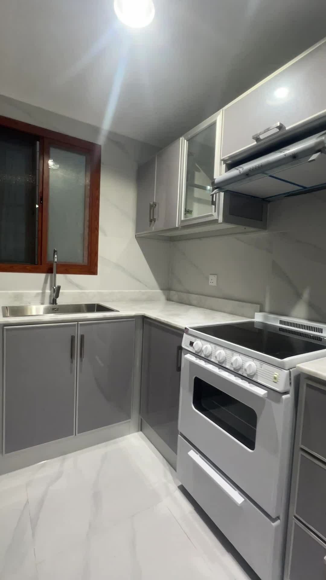 Aluminum kitchen cabinets - 1